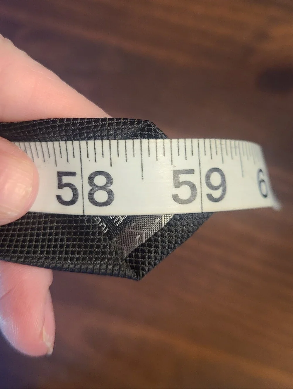 Hermes Black Woven Textured Silk Tie
